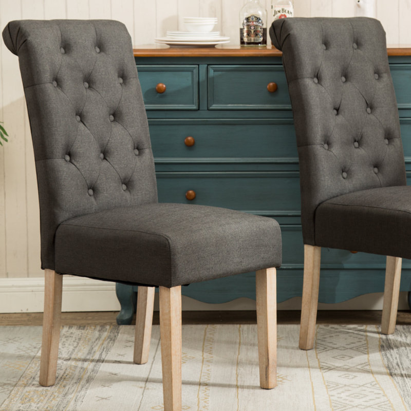 Mistana Charlotte Upholstered Dining Chair & Reviews Wayfair.ca